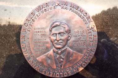 Ondrej’s name and portrait is on a WWI Monument in Lalinok and on a Memorial pillar in the Emperor’s park of Kaiservilla in Bad Ischl