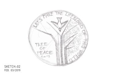 Tree of Peace PLAQUE SKETCH 02