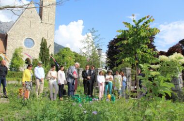 Introduction of the Memorial pillar by Kaspar Schuler