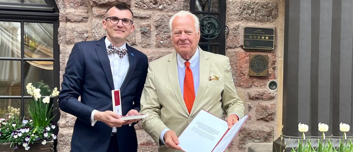 Michael Prinz von Sachsen-Weimar-Eisenach Tree of Peace Memorial Medal Marek Sobola