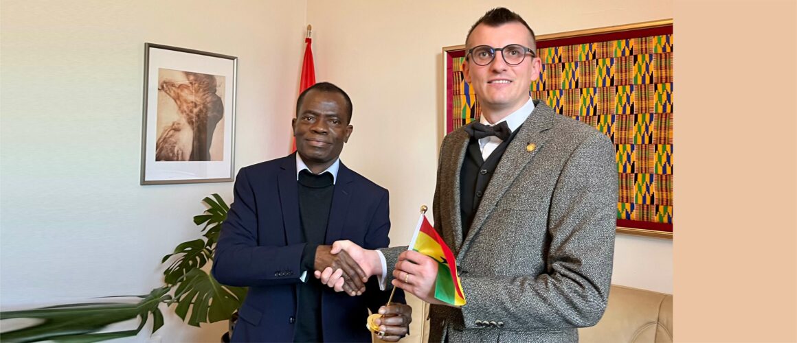 Ambassador James Nyasembi Ghana Marek Sobola